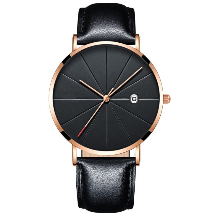 Men's Simple Calendar Quartz Watch - Creative & Waterproof Design snake - label