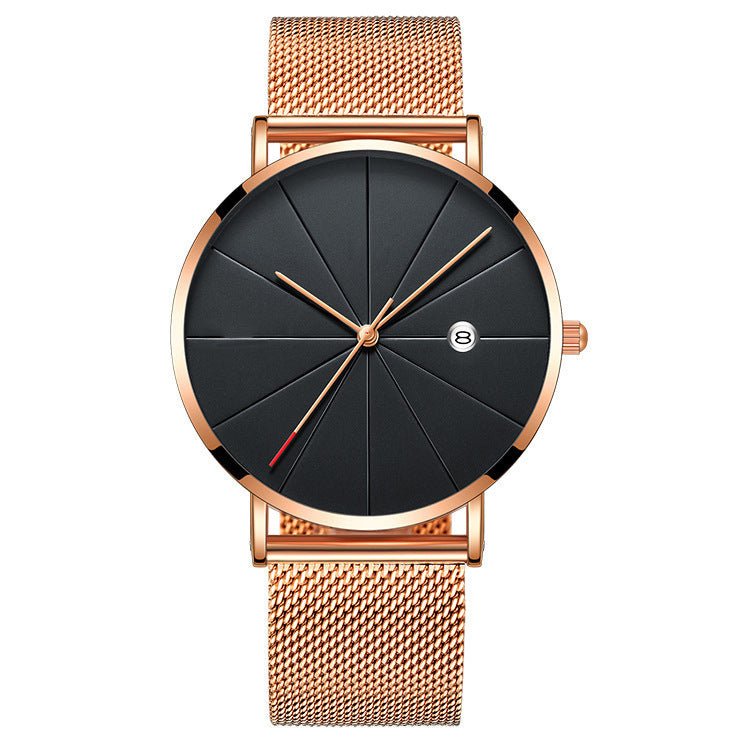 Men's Simple Calendar Quartz Watch - Creative & Waterproof Design snake - label