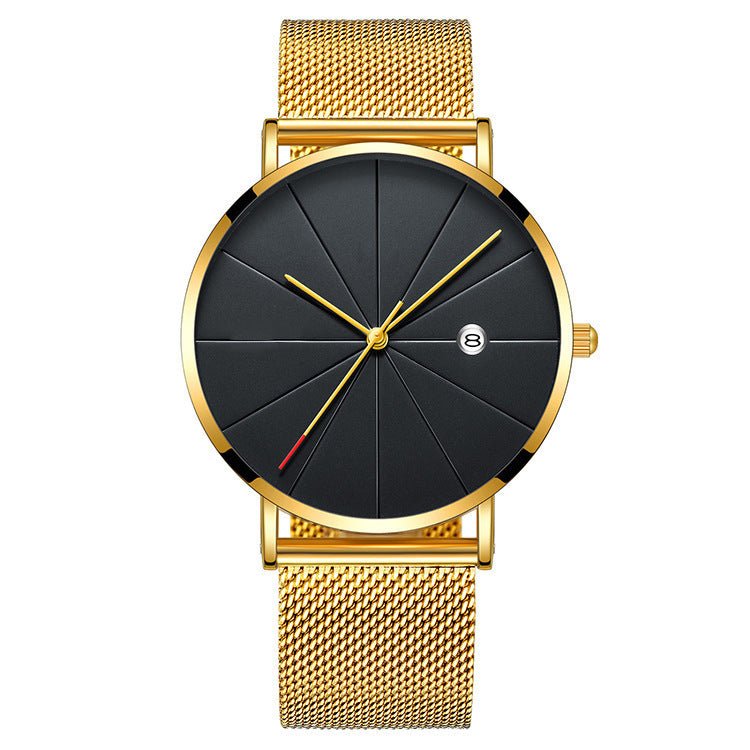 Men's Simple Calendar Quartz Watch - Creative & Waterproof Design snake - label