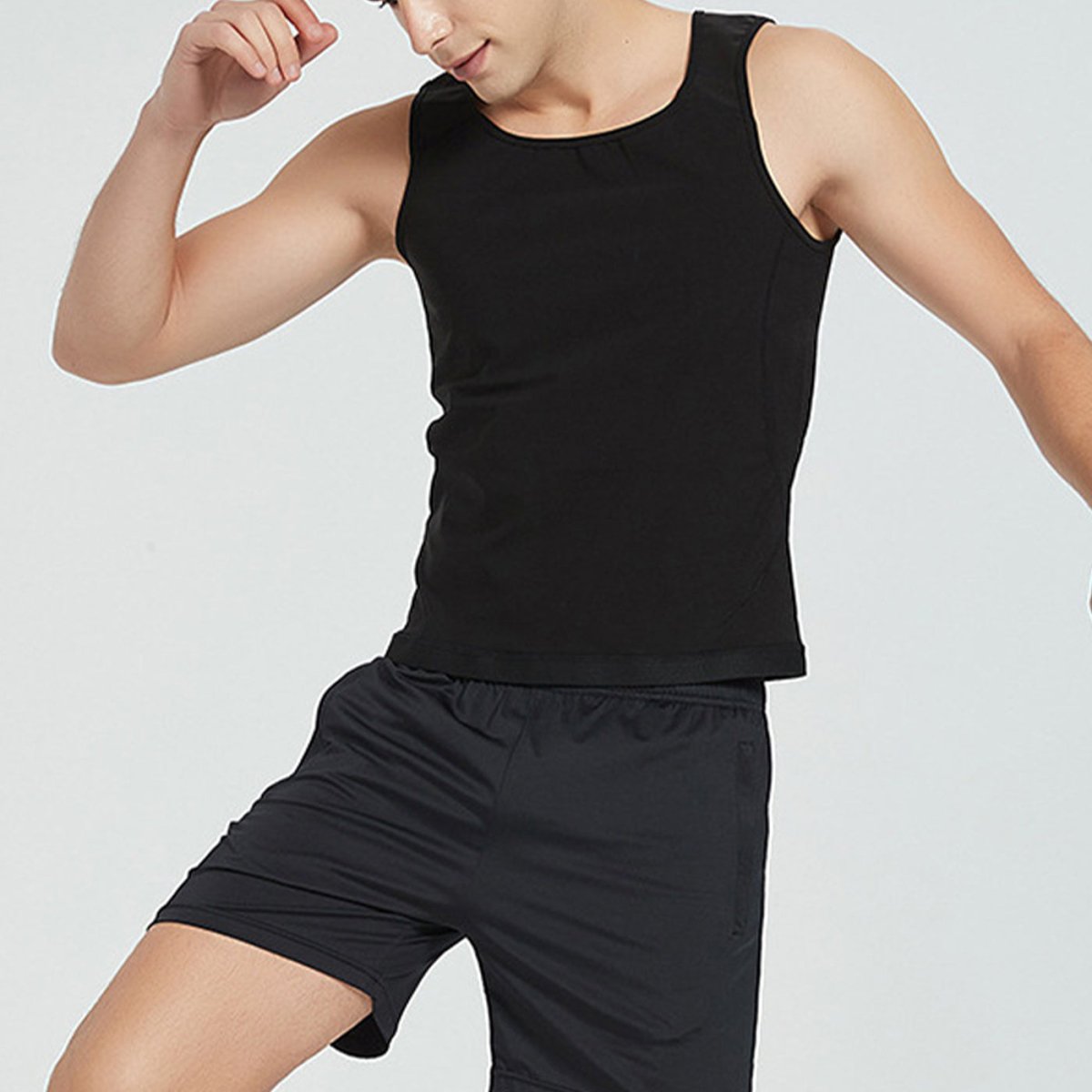 Men's Simple Solid Color Tank Top Sweatshirt - Stylish & Comfortable Fashion snake - label