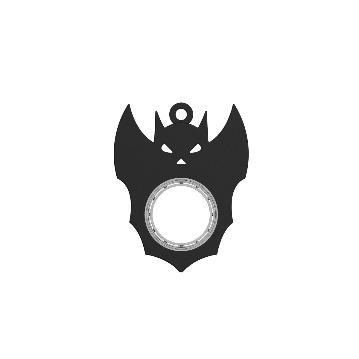 Halloween Bat Demon Fidget Spinner Keychain - Ghost Hand Spinner, Stress - Relief Toy & Bottle Opener for Kids and Adults snake - label