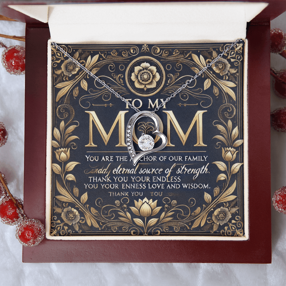 Forever Love Necklace – A Heartfelt Gift for Mothers snake - label