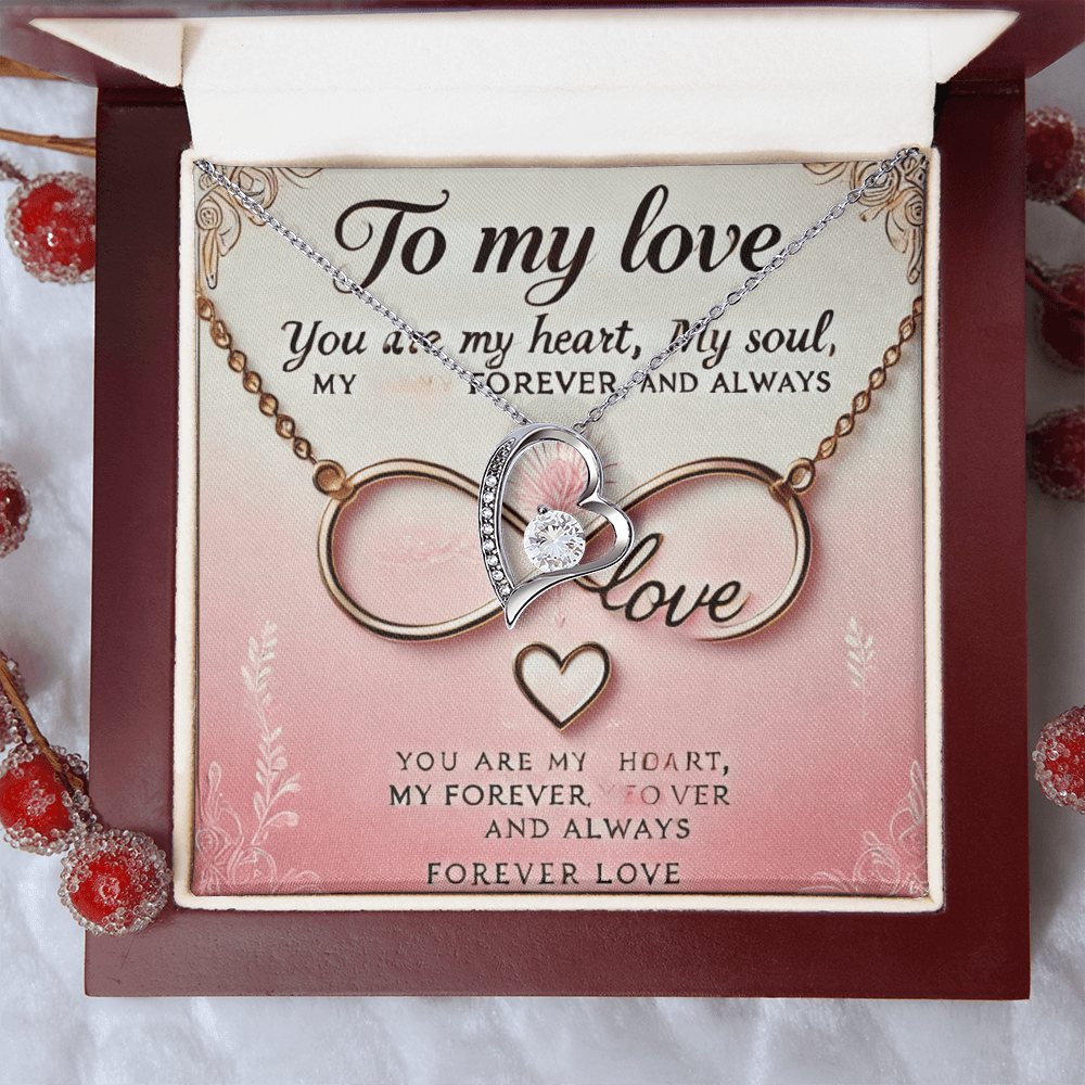 Forever Love Necklace – A Romantic Gift for Your Wife or Girlfriend snake - label