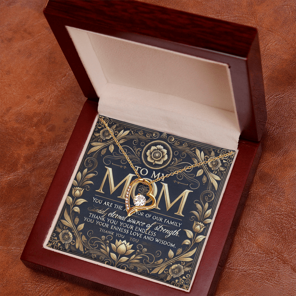 Forever Love Necklace – A Heartfelt Gift for Mothers snake - label