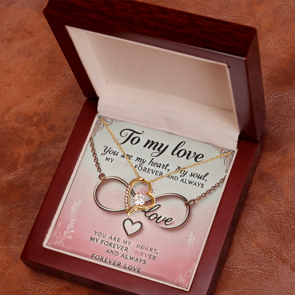Forever Love Necklace – A Romantic Gift for Your Wife or Girlfriend snake - label