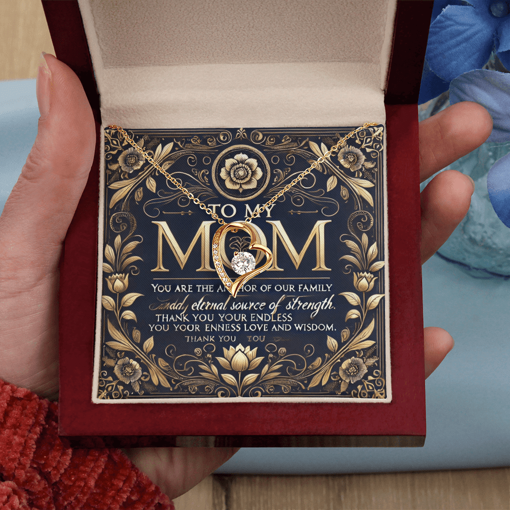 Forever Love Necklace – A Heartfelt Gift for Mothers snake - label