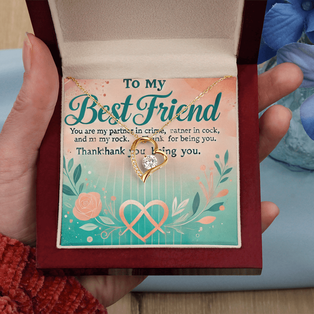 Forever Love Necklace – A Meaningful Gift for Best Friends snake - label