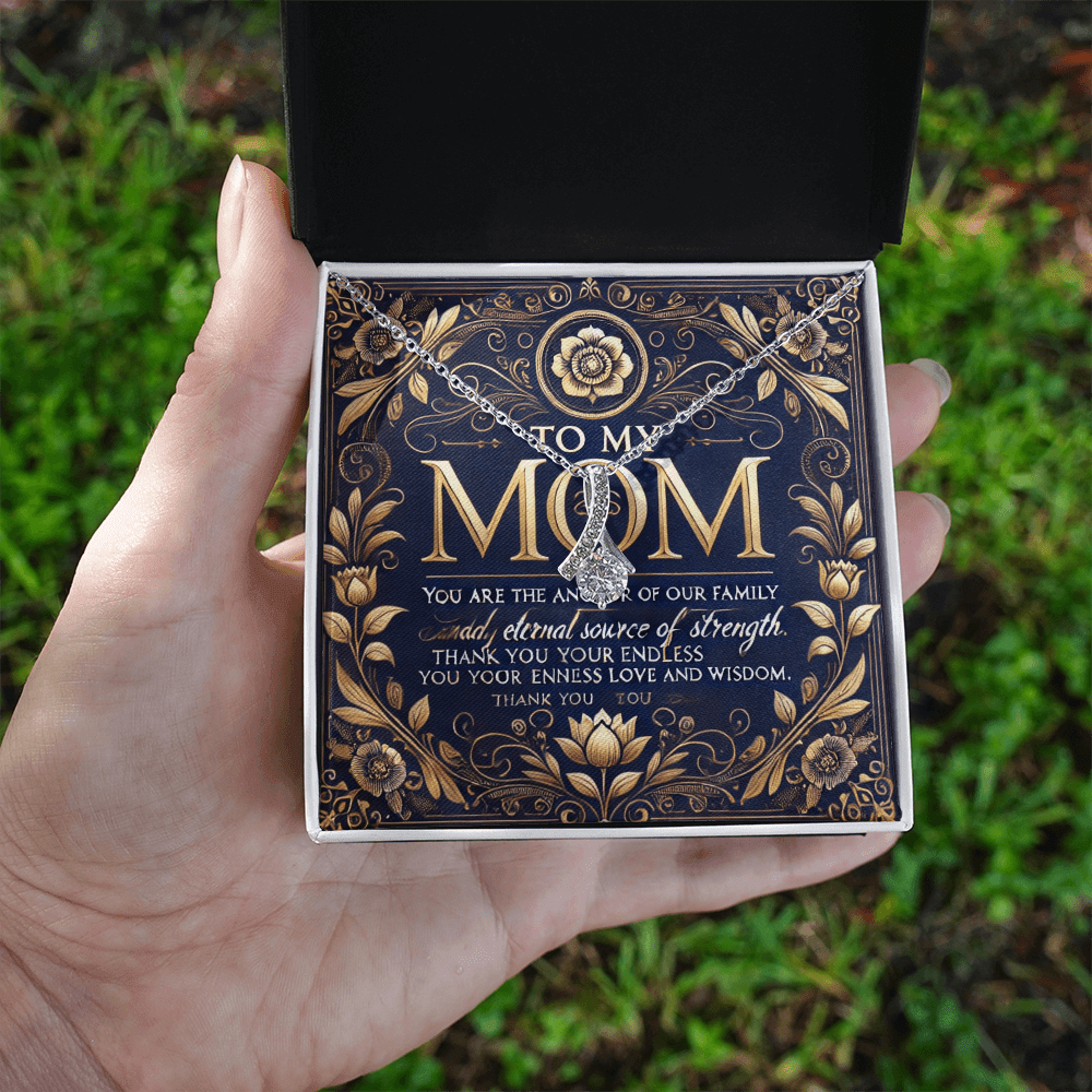 Alluring Beauty Necklace – A Heartfelt Gift for Mothers snake - label