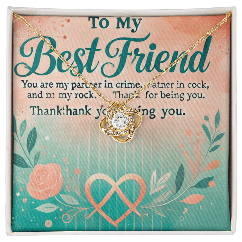 Love Knot Necklace – A Meaningful Gift for Best Friends snake - label