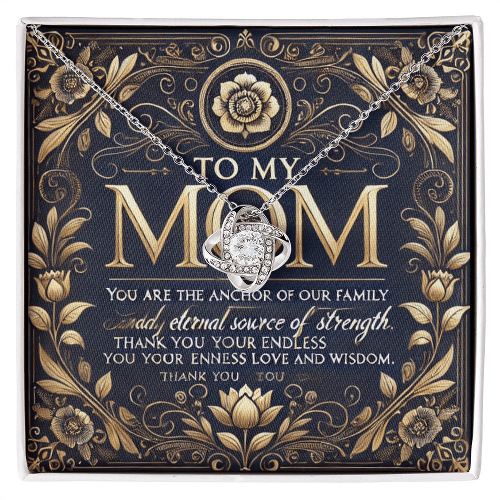 Love Knot Necklace โ A Meaningful Gift for Mothers snake - label