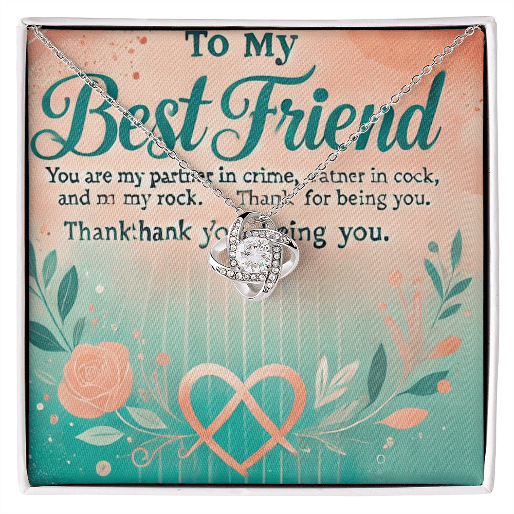 Love Knot Necklace – A Meaningful Gift for Best Friends snake - label