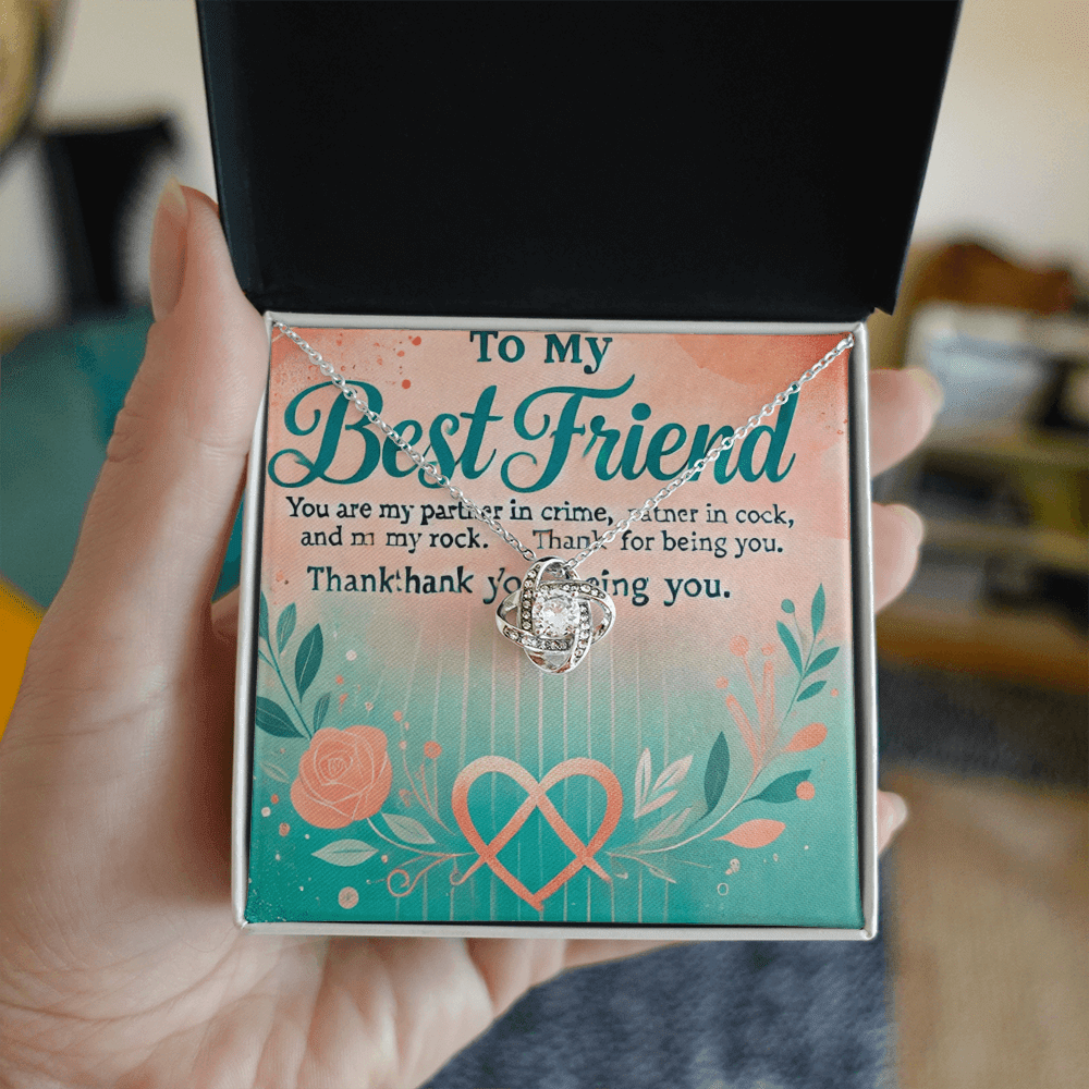 Love Knot Necklace – A Meaningful Gift for Best Friends snake - label
