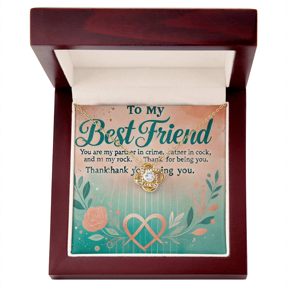 Love Knot Necklace – A Meaningful Gift for Best Friends snake - label