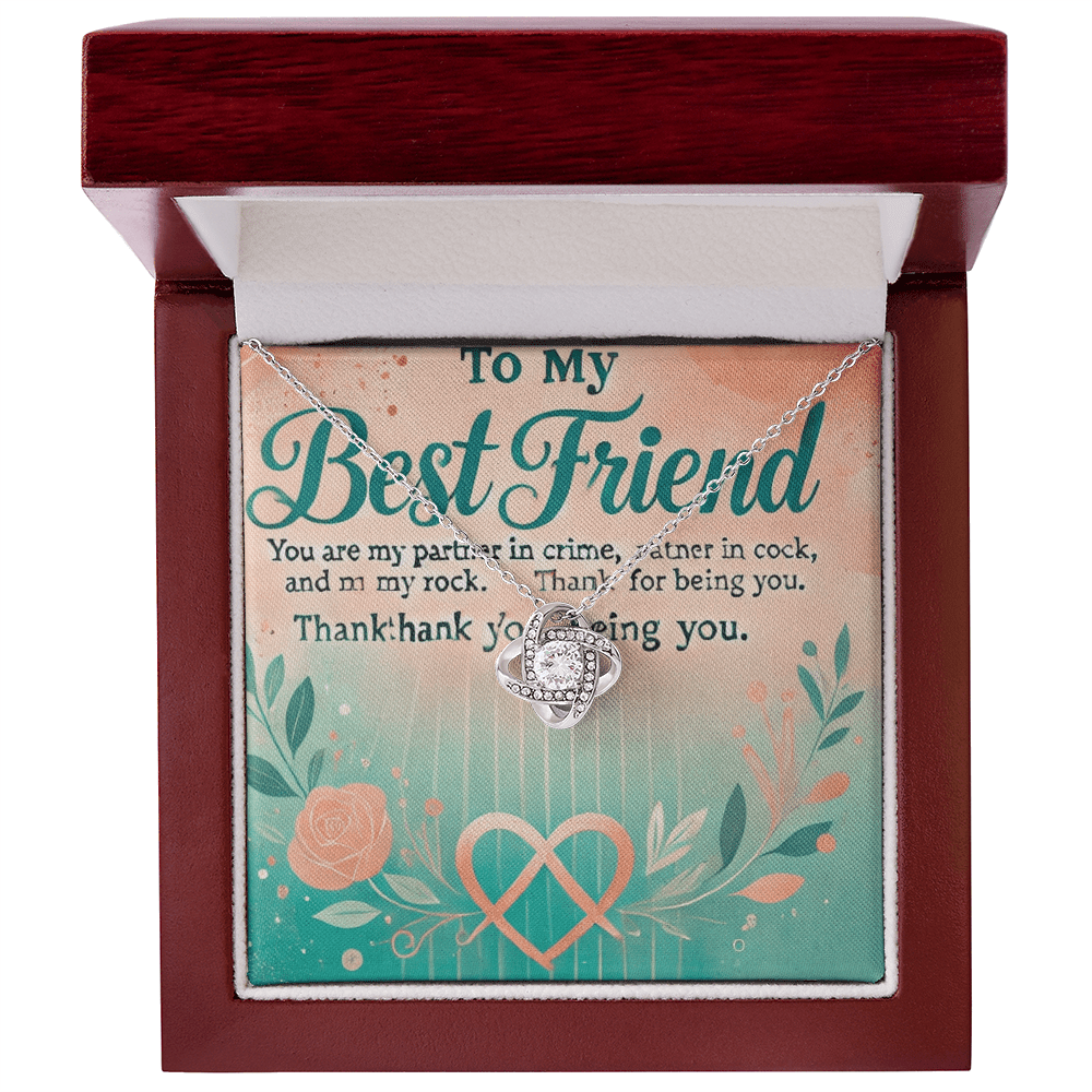 Love Knot Necklace – A Meaningful Gift for Best Friends snake - label