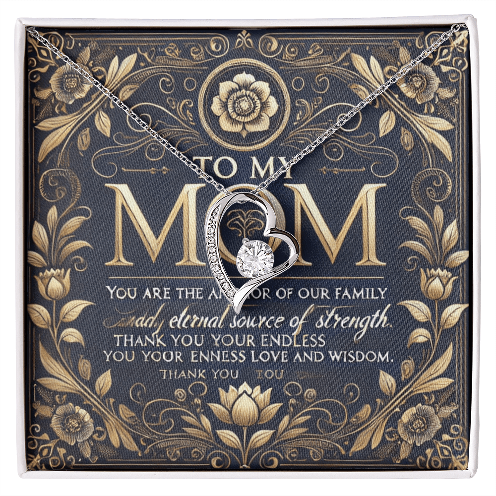 Forever Love Necklace – A Heartfelt Gift for Mothers snake - label