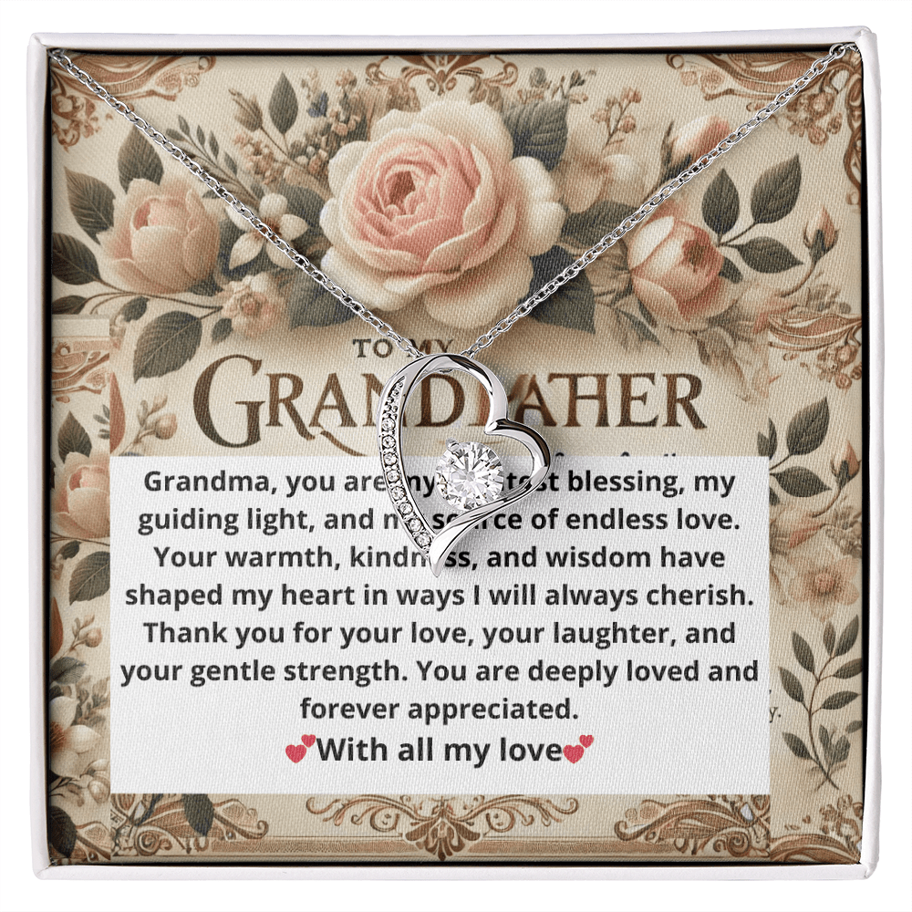 Forever Love Necklace – A Heartfelt Gift for Grandmothers snake - label