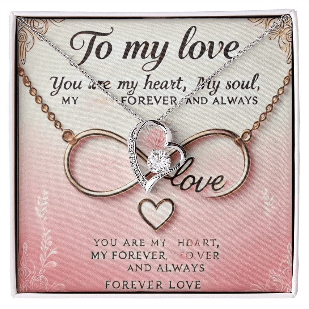 Forever Love Necklace – A Romantic Gift for Your Wife or Girlfriend snake - label
