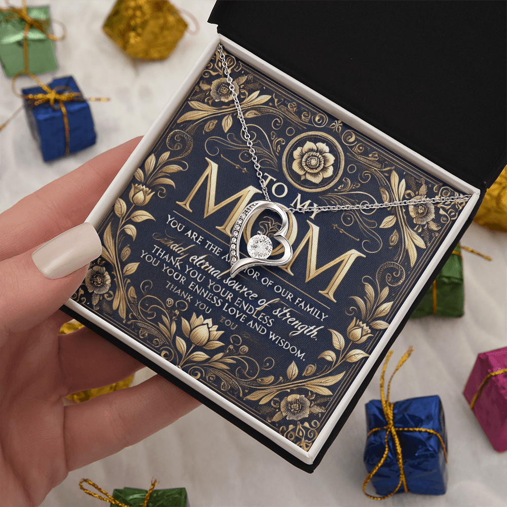 Forever Love Necklace – A Heartfelt Gift for Mothers snake - label