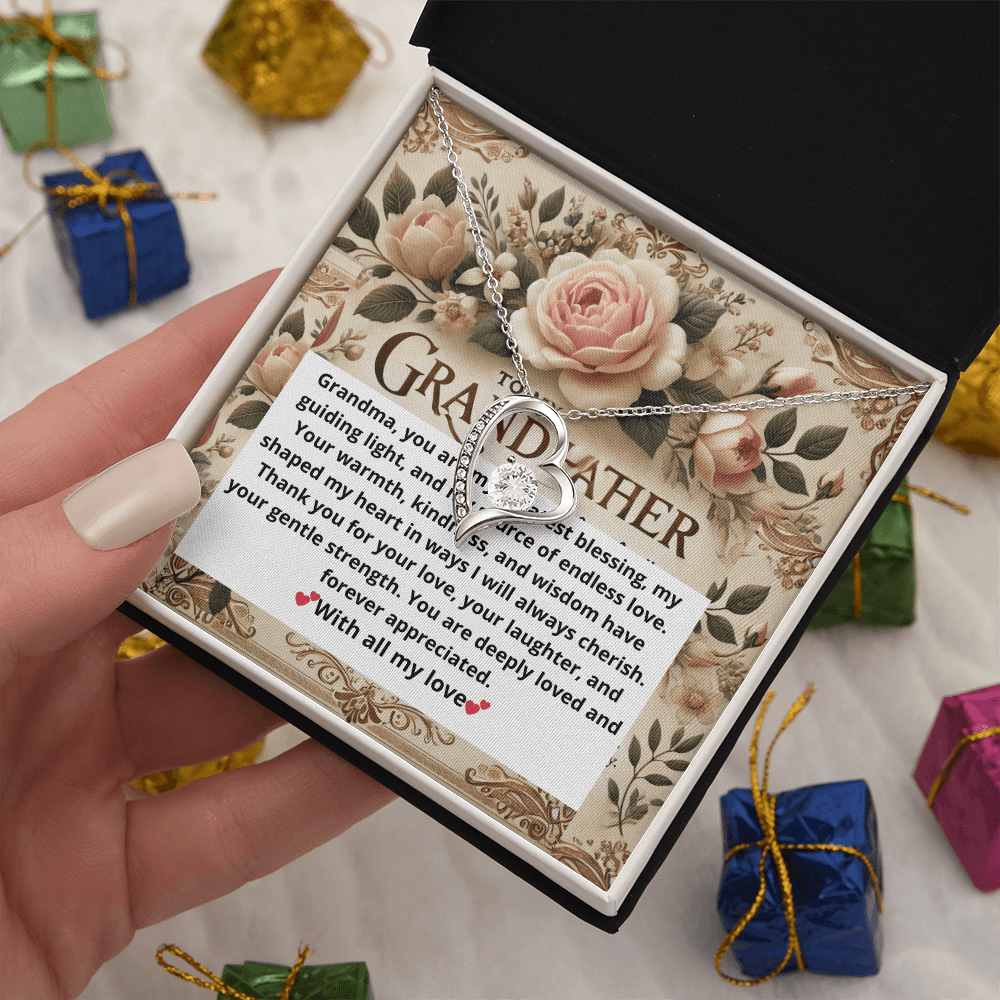 Forever Love Necklace – A Heartfelt Gift for Grandmothers snake - label