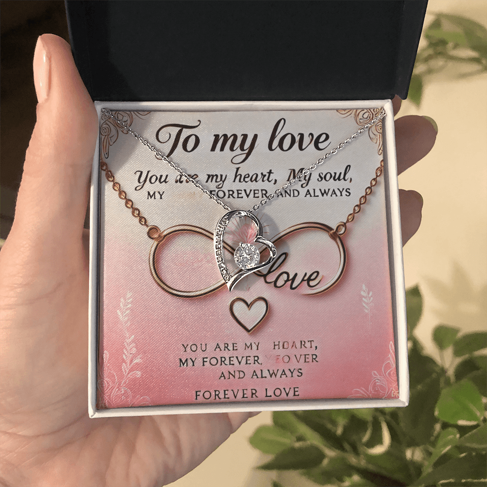 Forever Love Necklace – A Romantic Gift for Your Wife or Girlfriend snake - label