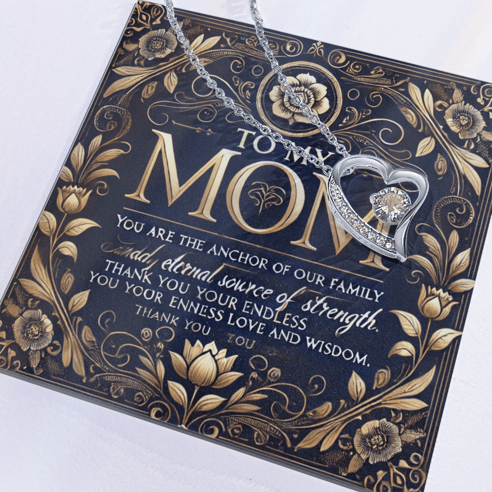 Forever Love Necklace – A Heartfelt Gift for Mothers snake - label