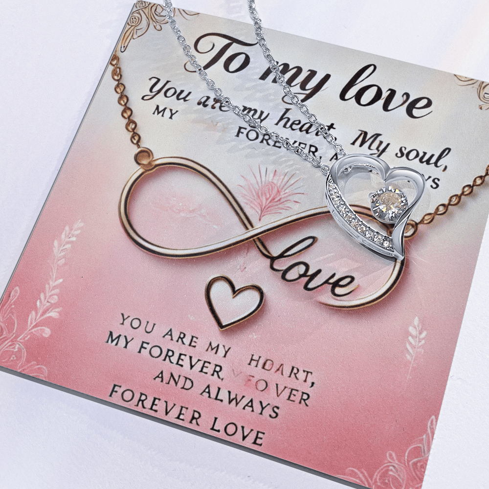 Forever Love Necklace – A Romantic Gift for Your Wife or Girlfriend snake - label