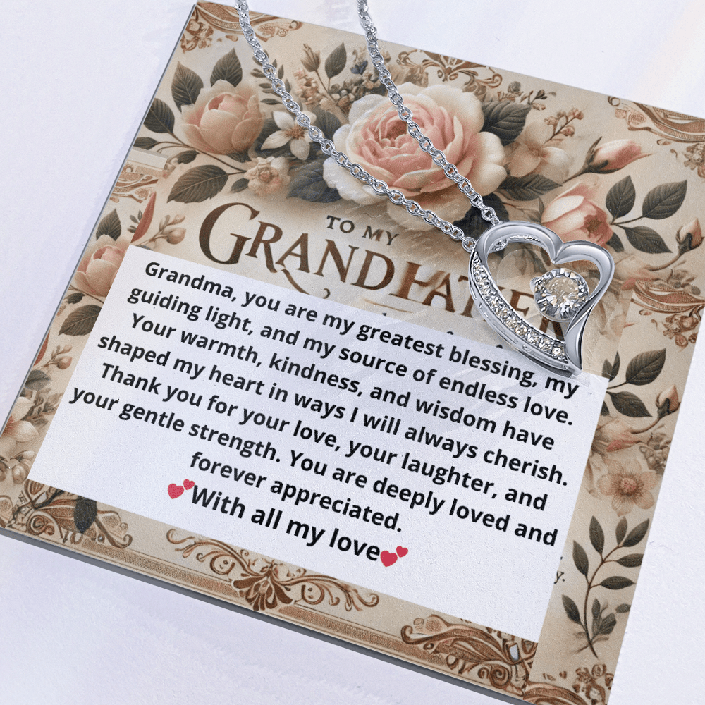 Forever Love Necklace – A Heartfelt Gift for Grandmothers snake - label
