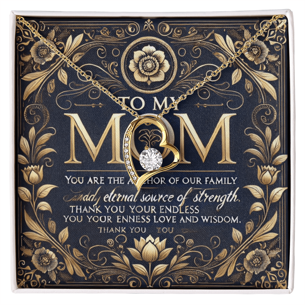 Forever Love Necklace – A Heartfelt Gift for Mothers snake - label