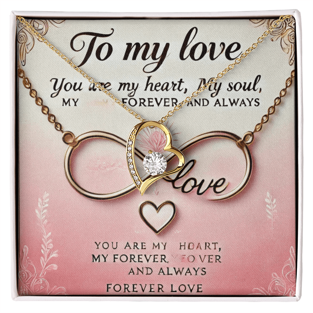 Forever Love Necklace – A Romantic Gift for Your Wife or Girlfriend snake - label