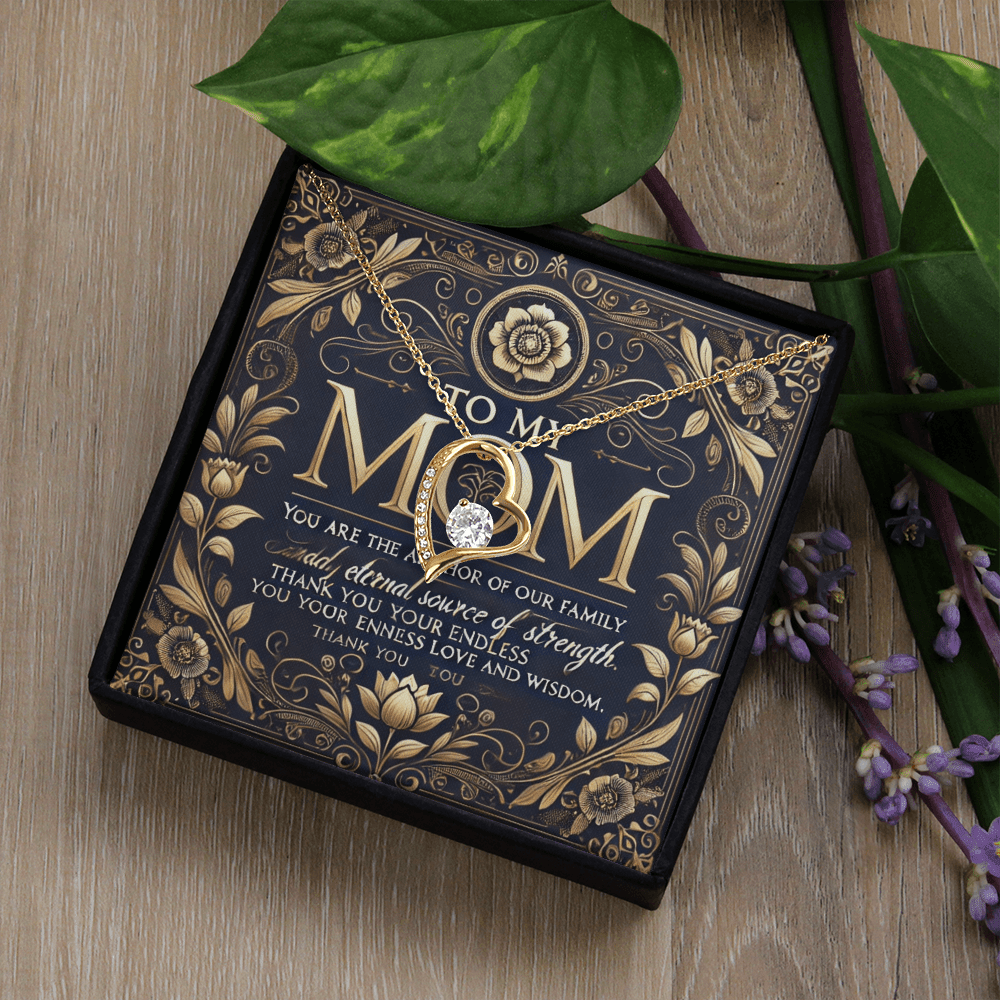 Forever Love Necklace – A Heartfelt Gift for Mothers snake - label