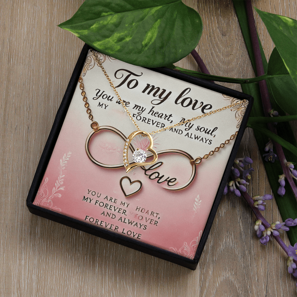Forever Love Necklace – A Romantic Gift for Your Wife or Girlfriend snake - label