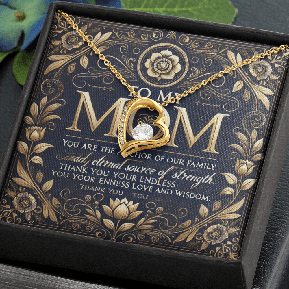 Forever Love Necklace – A Heartfelt Gift for Mothers snake - label