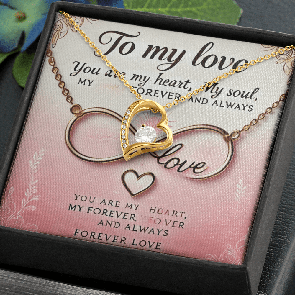 Forever Love Necklace – A Romantic Gift for Your Wife or Girlfriend snake - label