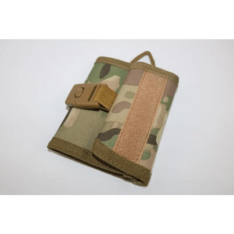 Camouflage Wallet with Key Pendant Bag Function snake - label