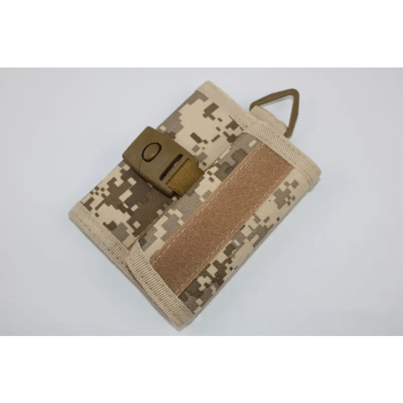 Camouflage Wallet with Key Pendant Bag Function snake - label