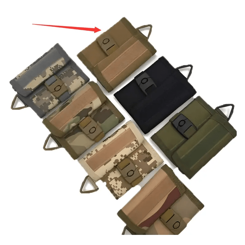 Camouflage Wallet with Key Pendant Bag Function snake - label