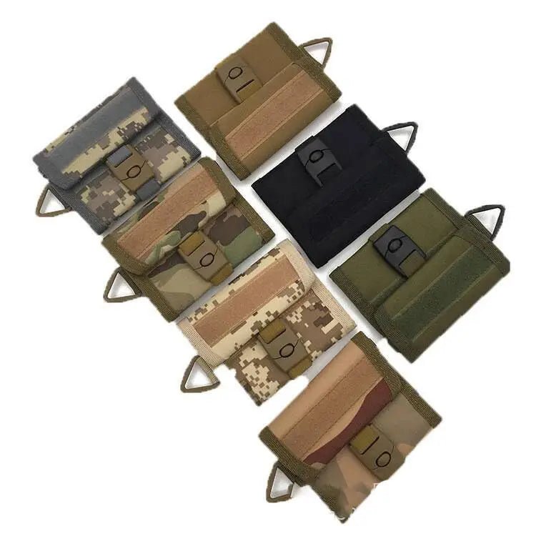 Camouflage Wallet with Key Pendant Bag Function snake - label