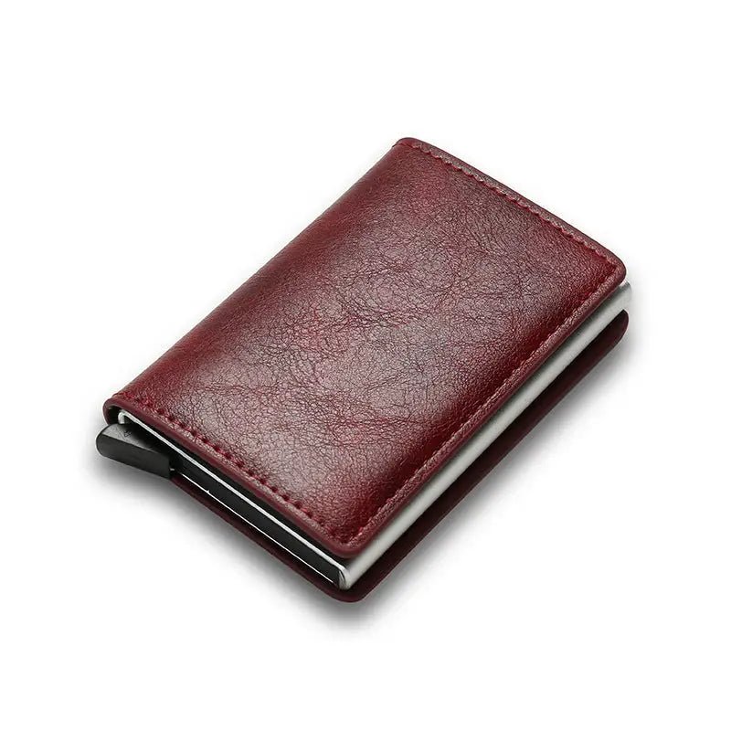 Carbon Fiber Men's Wallet - RFID Protection, Sleek Design, Multiple Colors snake - label