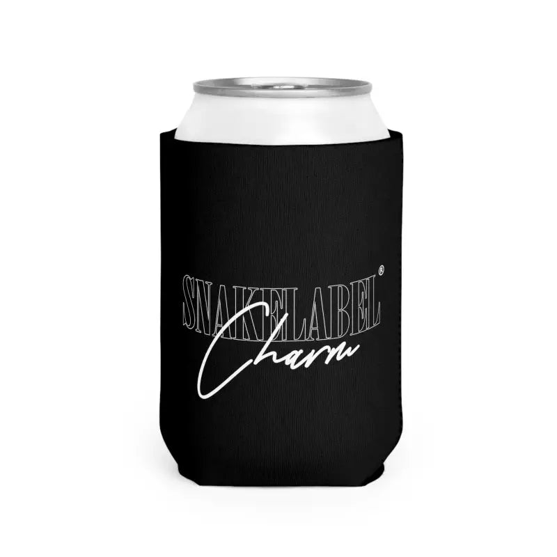 Custom 12 oz Durable Neoprene Can Cooler Sleeve with Non - Slip Interior snake - label
