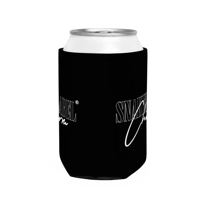 Custom 12 oz Durable Neoprene Can Cooler Sleeve with Non - Slip Interior snake - label