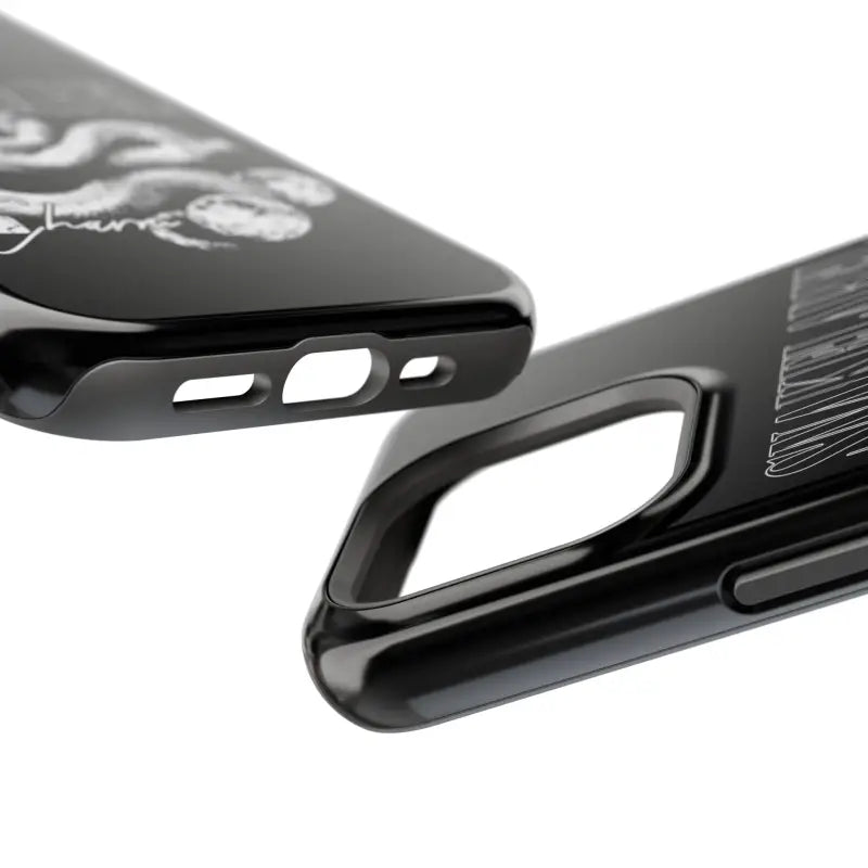 Magnetic Snake Tough Cases with Embedded Magnet Module - Impact - Resistant iPhone Cover snake - label