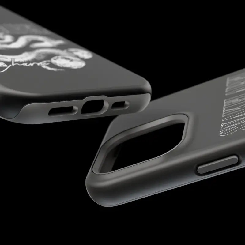 Magnetic Snake Tough Cases with Embedded Magnet Module - Impact - Resistant iPhone Cover snake - label