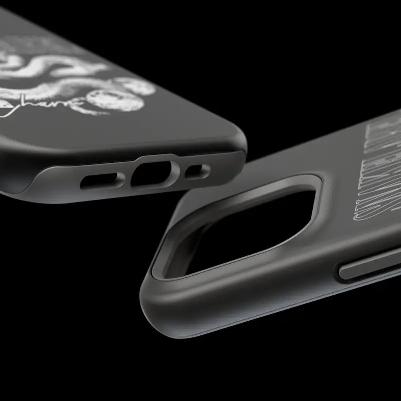 Magnetic Snake Tough Cases with Embedded Magnet Module - Impact - Resistant iPhone Cover snake - label
