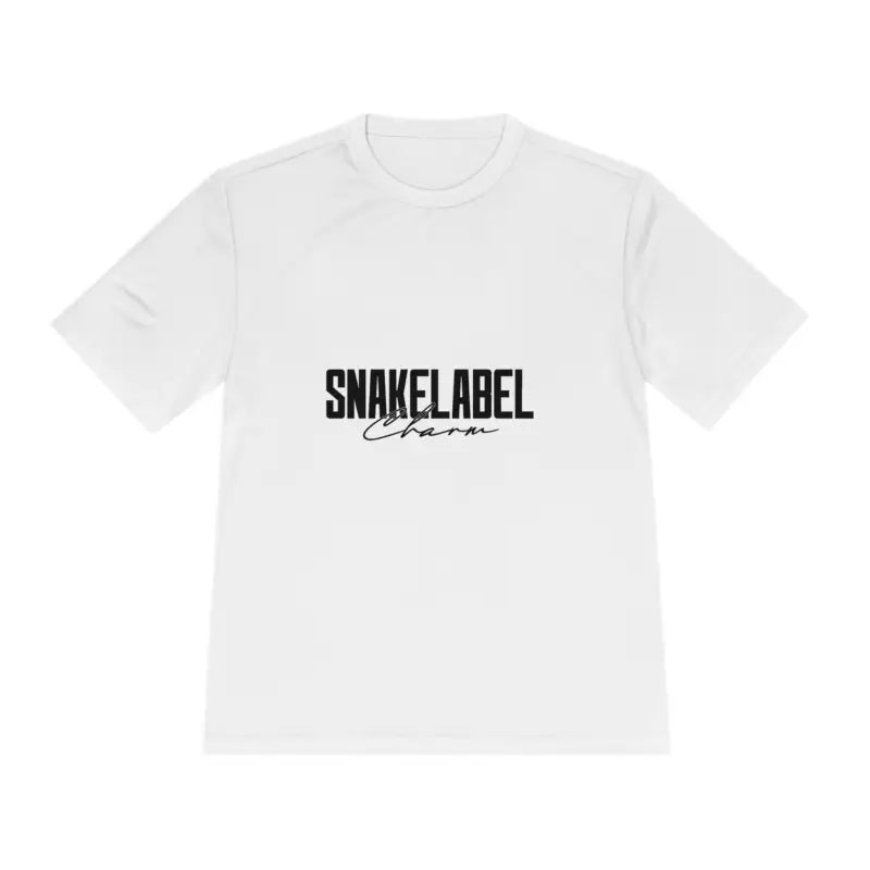 Moisture Wicking Athletic snake Tee - Lightweight Breathable Performance Shirt with PosiChargeĀ® Technology and Set - in Sleeves snake - label