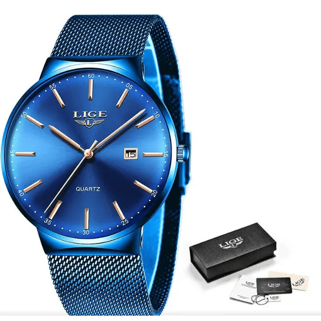 New Men Watches: Stainless Steel Design, 4 Styles, Lightweight snake - label