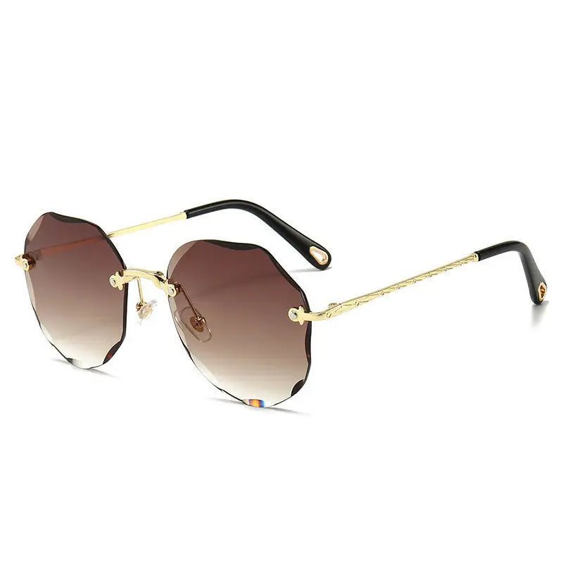 Polygonal Sunglasses: Modern Polygon Shape, UV Protectionalmö snake - label
