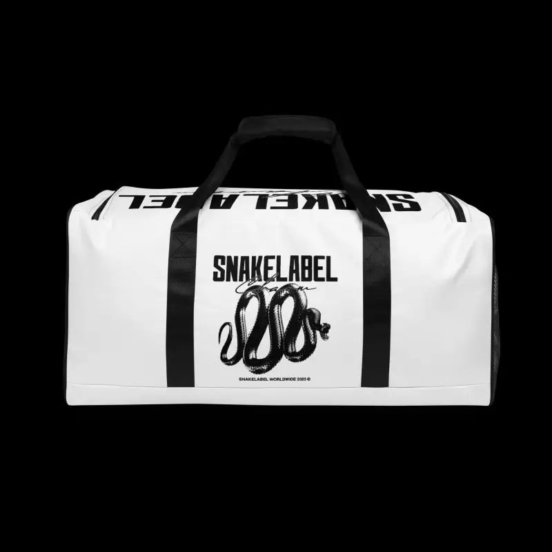 Sleek 22" Snake Duffle Bag for Travel, Gym & Errands snake - label