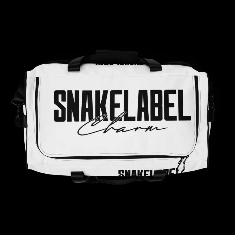 Sleek 22" Snake Duffle Bag for Travel, Gym & Errands snake - label
