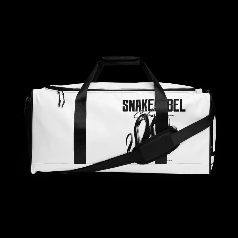 Sleek 22" Snake Duffle Bag for Travel, Gym & Errands snake - label