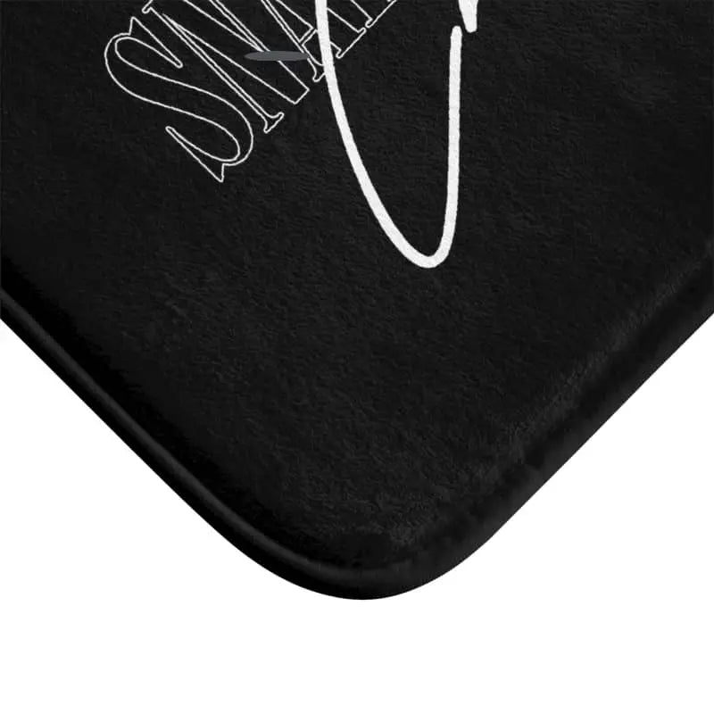 Snake Bath Mat with Anti - Slip Backing and Microfiber Construction in 2 Size Options snake - label